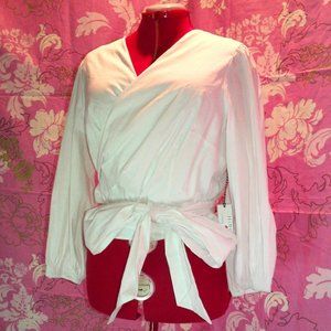 Eloquii wrap crop top